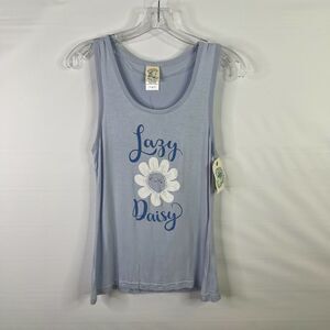 Nite Nite Munki Munki Womens Pajama Top Size XS Blue‎ Lazy Daisy NWT